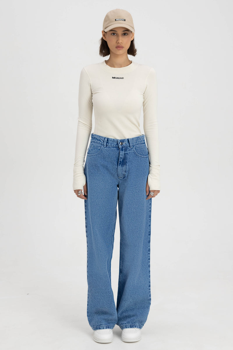 DNM WIDE-LEG JEANS