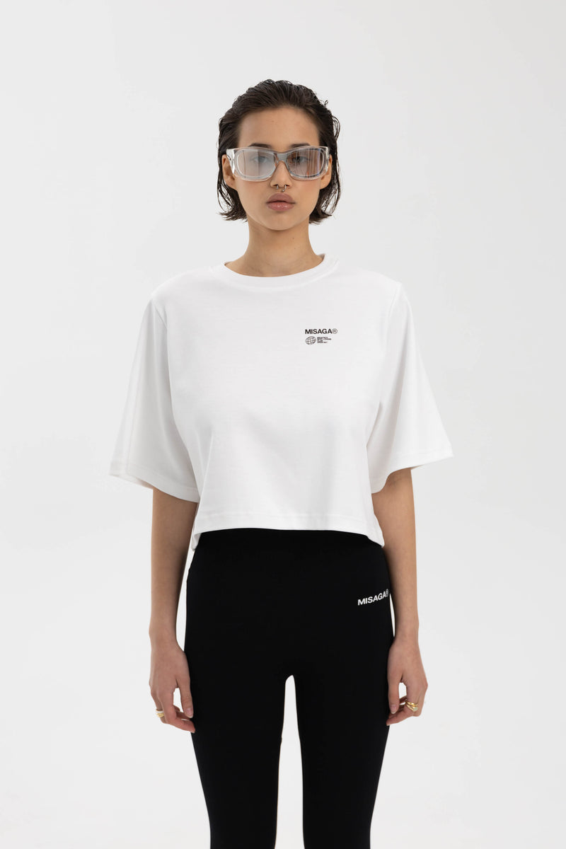 ANOTHER CROP T-SHIRT WHITE