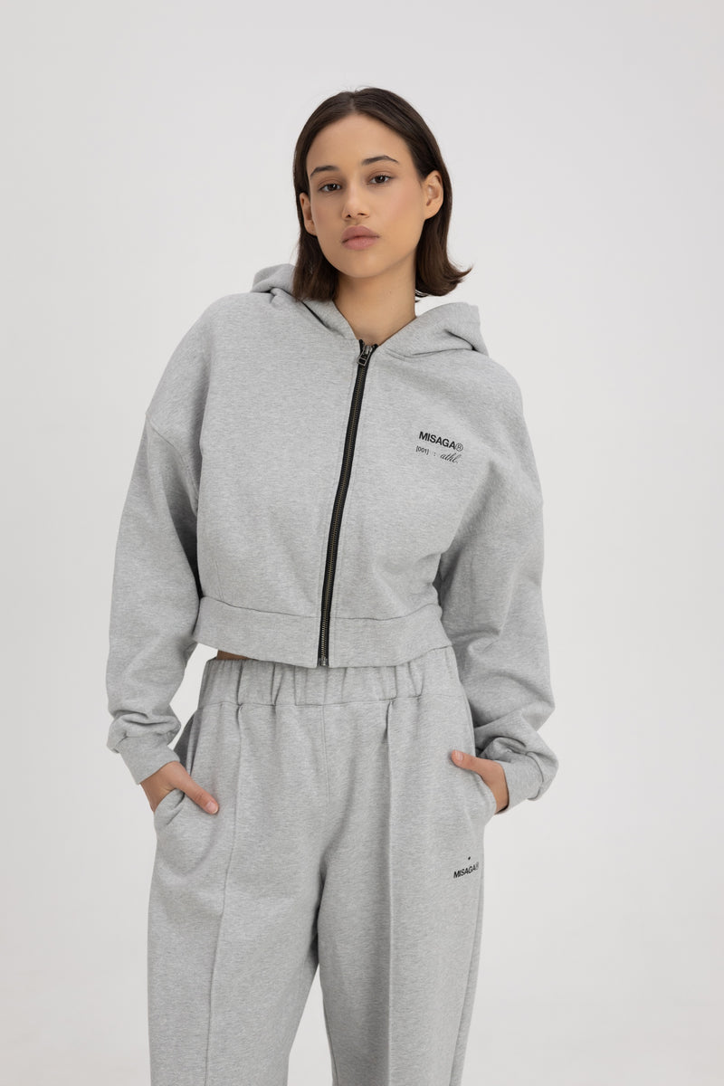 MOVEMENT ZIP UP HOODIE GREY