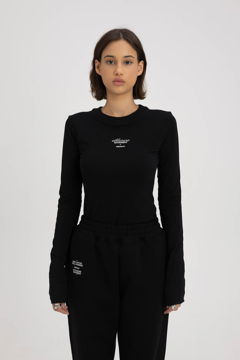 REBO LONG-SLEEVE BLACK