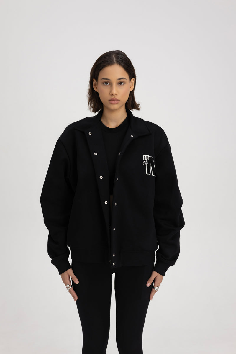 ATHL BOMBER JACKET BLACK