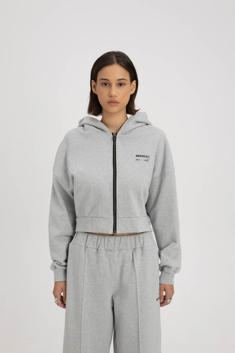 MOVEMENT ZIP UP HOODIE GREY