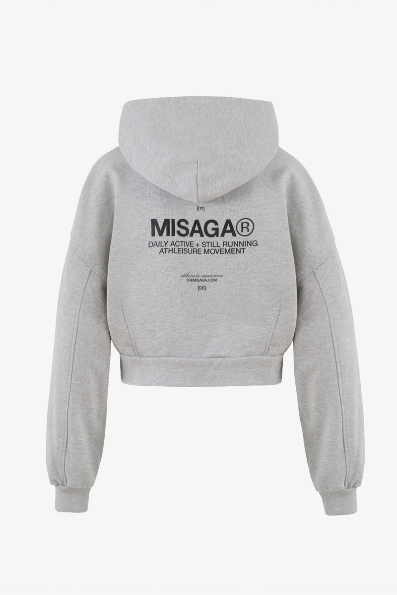 MOVEMENT ZIP UP HOODIE GREY