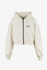 MOVEMENT ZIP UP HOODIE OFF WHITE