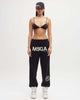 ORGANIC COTTON RELAXED SWEATPANTS BLACK